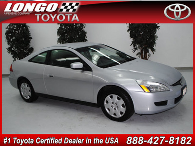 honda accord 2004 silver coupe lx v 6 gasoline 6 cylinders front wheel drive automatic 91731