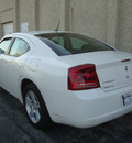 dodge charger 2008 white sedan gasoline 6 cylinders rear wheel drive automatic 60443