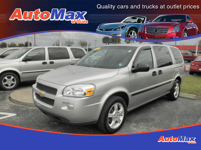 chevrolet uplander 2007 silver van ls gasoline 6 cylinders front wheel drive automatic 34474