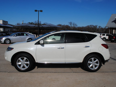 nissan murano 2009 white suv sl gasoline 6 cylinders front wheel drive automatic with overdrive 76087