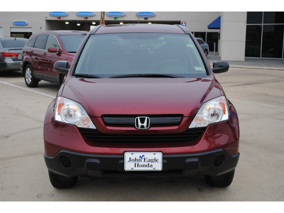 honda cr v 2009 red suv lx gasoline 4 cylinders front wheel drive automatic with overdrive 77065
