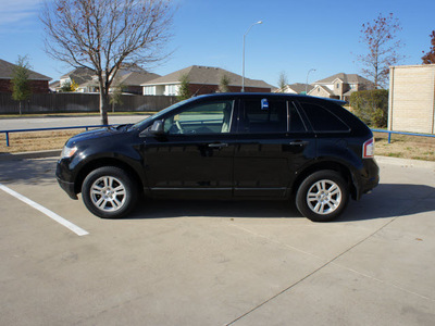 ford edge 2008 black suv se gasoline 6 cylinders front wheel drive automatic with overdrive 76108