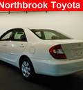 toyota camry 2003 white sedan le gasoline 4 cylinders front wheel drive automatic with overdrive 60062