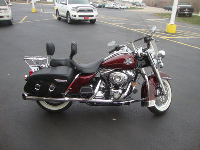 harley davidson flhrc 2008 red road king classic 2 cylinders 6 speed 45342