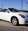 nissan altima 2008 white coupe 2 5 s gasoline 4 cylinders front wheel drive automatic 76018