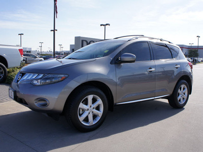 nissan murano 2009 lt  gray suv sl gasoline 6 cylinders front wheel drive automatic with overdrive 76018
