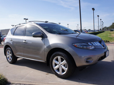 nissan murano 2009 lt  gray suv sl gasoline 6 cylinders front wheel drive automatic with overdrive 76018