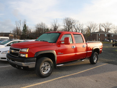 chevrolet silverado 2500hd 2006 red lt diesel 8 cylinders 4 wheel drive automatic 27215