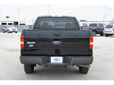 ford f 150 2008 black pickup truck xl gasoline 6 cylinders 2 wheel drive automatic 77388