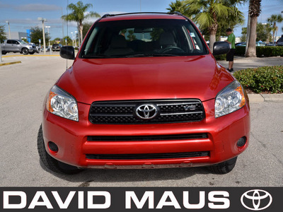 toyota rav4 2007 red suv gasoline 6 cylinders front wheel drive automatic 32771