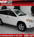 toyota rav4 2007 white suv gasoline 4 cylinders front wheel drive automatic 91731