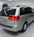 toyota sienna 2004 silver van gasoline 6 cylinders front wheel drive 5 speed automatic 91731