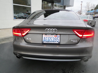 audi a7 2012 gray sedan 3 0t quattro premium gasoline 6 cylinders all whee drive automatic 98226