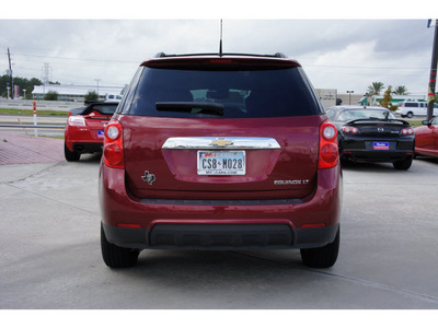 chevrolet equinox 2011 red lt gasoline 4 cylinders front wheel drive automatic 77090