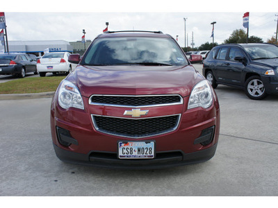chevrolet equinox 2011 red lt gasoline 4 cylinders front wheel drive automatic 77090