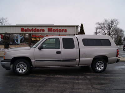 chevrolet silverado 1500 2005 pewter pickup truck gasoline 6 cylinders rear wheel drive automatic 61008
