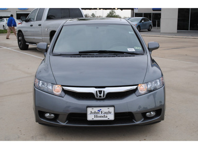 honda civic 2010 dk  gray sedan gasoline 4 cylinders front wheel drive 5 speed automatic 77065