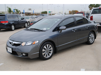 honda civic 2010 dk  gray sedan gasoline 4 cylinders front wheel drive 5 speed automatic 77065