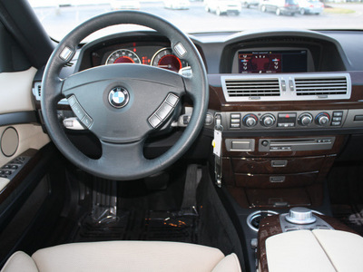 bmw 7 series 2008 white sedan 750li gasoline 8 cylinders rear wheel drive automatic 27616