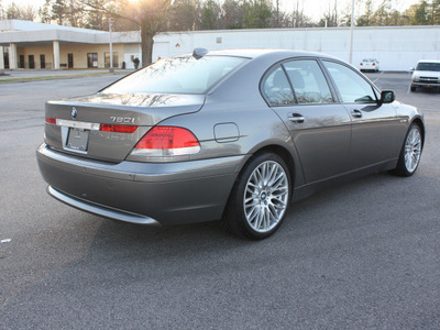 bmw 7 series 2005 gray sedan 760i gasoline 12 cylinders rear wheel drive automatic 27616