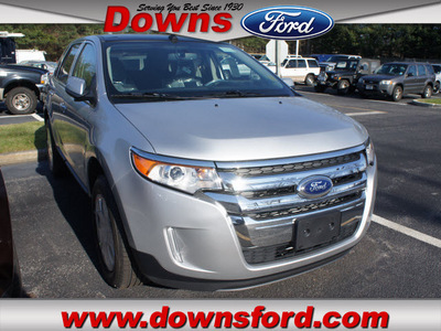 ford edge 2012 silver limited gasoline 6 cylinders all whee drive automatic 08753