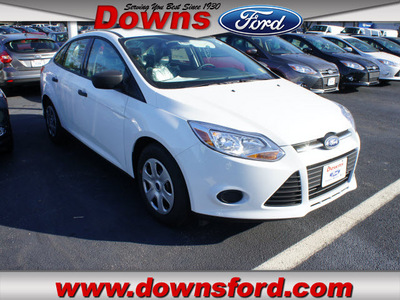 ford focus 2012 white sedan s gasoline 4 cylinders front wheel drive automatic 08753