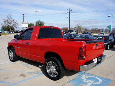 dodge ram pickup 1500 2007 red st gasoline 6 cylinders 2 wheel drive automatic 76210