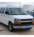 chevrolet express 2011 white van lt 3500 flex fuel 8 cylinders rear wheel drive automatic with overdrive 77037