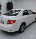 toyota corolla 2010 white sedan le gasoline 4 cylinders front wheel drive automatic 91731