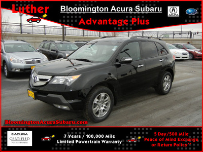 acura mdx 2008 black suv dvd awd gasoline 6 cylinders all whee drive automatic 55420