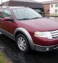 ford taurus x 2008 dark red suv sel gasoline 6 cylinders front wheel drive automatic 14224