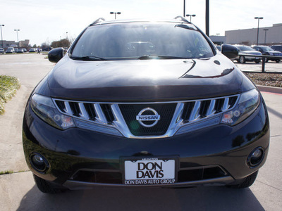 nissan murano 2009 black suv sl gasoline 6 cylinders front wheel drive automatic with overdrive 76018