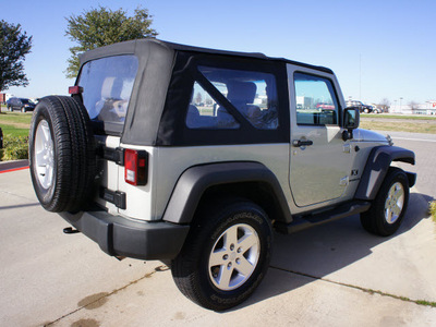 jeep wrangler 2007 silver suv x gasoline 6 cylinders 4 wheel drive automatic with overdrive 76018