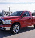 dodge ram pickup 1500 2007 red pickup truck st gasoline 6 cylinders 2 wheel drive automatic with overdrive 76018
