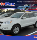 chevrolet traverse 2011 white lt gasoline 6 cylinders front wheel drive automatic 34474