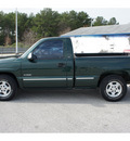 chevrolet silverado 1500 2001 green pickup truck gasoline 8 cylinders rear wheel drive automatic 77388