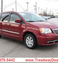 chrysler town and country 2012 red van touring flex fuel 6 cylinders front wheel drive automatic 45840