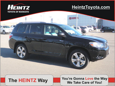 toyota highlander 2008 black suv sport 4wd gasoline 6 cylinders all whee drive automatic 56001