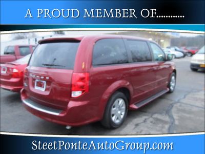 dodge grand caravan 2011 red van flex fuel 6 cylinders front wheel drive automatic 13350