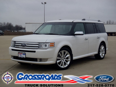 ford flex 2010 white suv limited gasoline 6 cylinders all whee drive automatic 62708