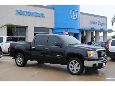 gmc sierra 1500 2010 black slt flex fuel 8 cylinders 2 wheel drive automatic with overdrive 77065