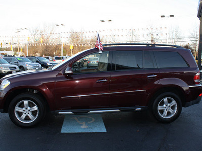 mercedes benz gl class 2007 barolo red suv gl450 gasoline 8 cylinders all whee drive automatic 07701
