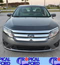 ford fusion 2010 gray sedan se gasoline 4 cylinders front wheel drive automatic 32837