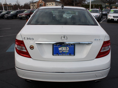 mercedes benz c class 2010 white sedan c300 4matic luxury gasoline 6 cylinders all whee drive automatic 07701