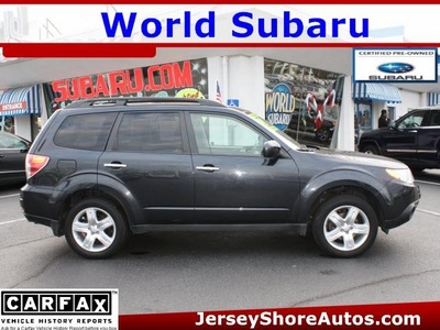 subaru forester 2009 steel silver suv 2 5 x limited gasoline 4 cylinders all whee drive automatic 07701