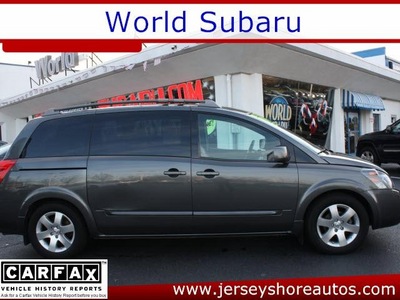 nissan quest 2004 gray van 3 5 se gasoline 6 cylinders front wheel drive automatic with overdrive 07701