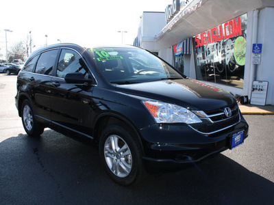 honda cr v 2010 crystal black suv ex gasoline 4 cylinders all whee drive automatic with overdrive 07701