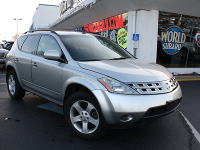 nissan murano 2005 sheer silver suv s gasoline 6 cylinders all whee drive automatic 07701