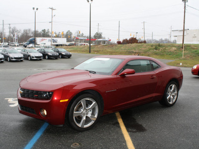 chevrolet camaro 2011 red coupe lt gasoline 6 cylinders rear wheel drive automatic 27215
