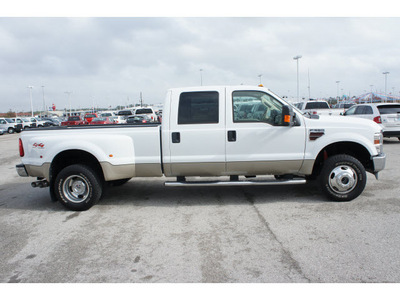 ford f 350 super duty 2009 white lariat diesel 8 cylinders 4 wheel drive automatic 77388